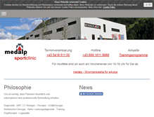 Tablet Screenshot of medalp.com